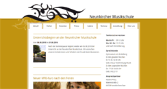 Desktop Screenshot of nk-musikschule.de