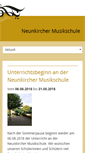 Mobile Screenshot of nk-musikschule.de