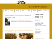 Tablet Screenshot of nk-musikschule.de